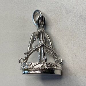 Watch fob unengraved brand new sterling silver‎ 925